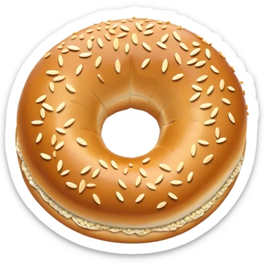 Bagel sticker