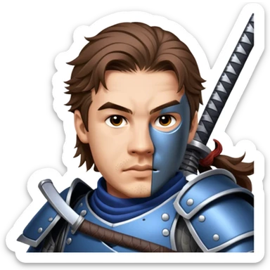 Samurai Defender sticker