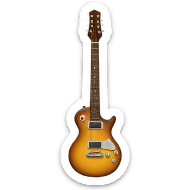 Guitare électrique sticker