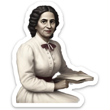 Julia Constancia de Burgos García was a Puerto Rican poet. As an advocate of Puerto Rican independence, she served as Secretary General of the Daughters of Freedom, the women's branch of the Puerto Rican Nationalist Party. burgundy sticker