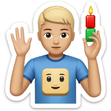 Roblox bacon playing eoblox sticker