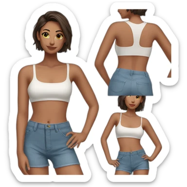 croptop sticker