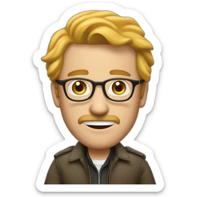 Bob Lennon qui sefrotte le front sticker