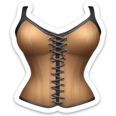 Corset top sin cordones sticker