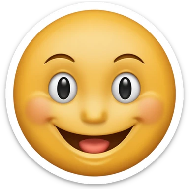 Smiley face mixed 🤗+😬 sticker