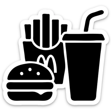 1990’s McDonald’s meal sticker