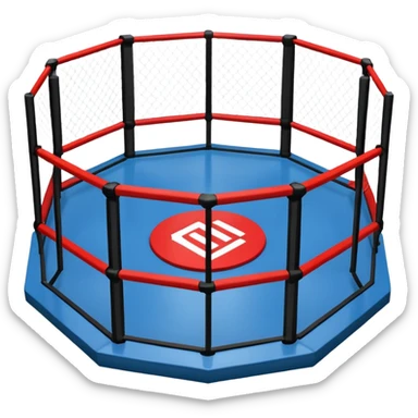 Mma octogone sticker