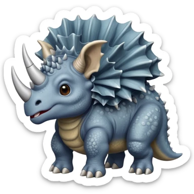 Triceratops sticker