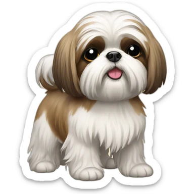 Old shih tzu sticker