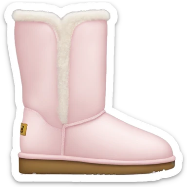 light pink uggs sticker