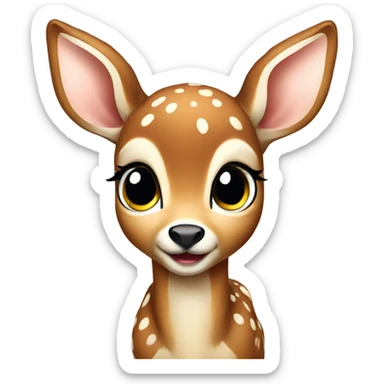 baby deer sticker