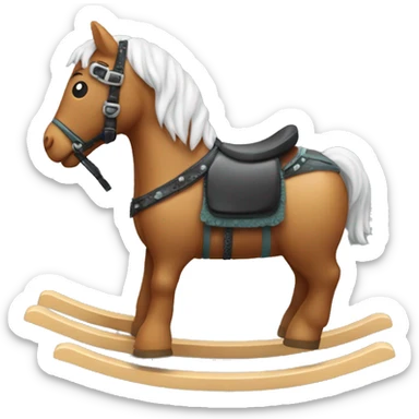 Rocking horse TOY sticker