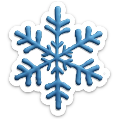 snow flakes sticker
