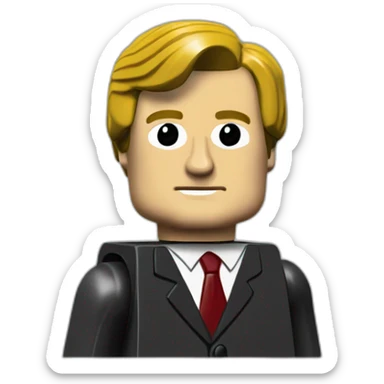 saul goodman as legos sticker