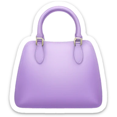 Light purple hand bag sticker