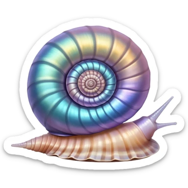 Cute Sea Snail sticker