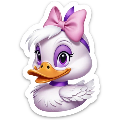 classic Daisy Duck from Disney sticker