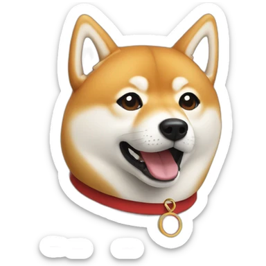 Shiba uni sticker