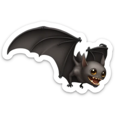 enormous bat sticker