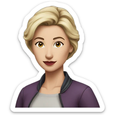 Caucasian-Female-Actress-Rose-DoctorWho sticker
