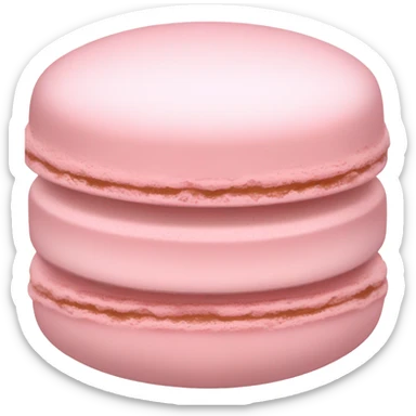 Pale pink macaron sticker