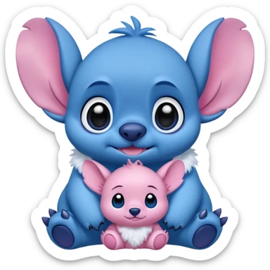 Stitch et Angel sticker