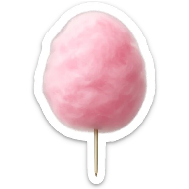 pink cotton candy sticker