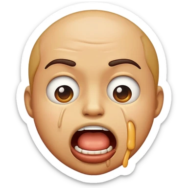 normal emoji chocking itself sticker