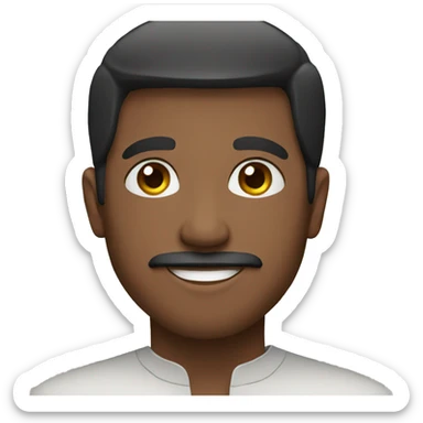 Man for happy eid sticker