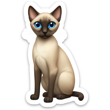 Siam cat sticker