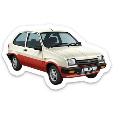 Vauxhall Nova sticker
