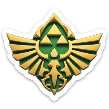Zelda logo sticker