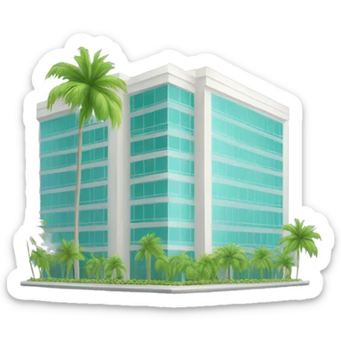 buildings miami sticker