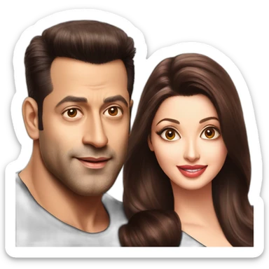 Salman Khan meet Aishwarya Rai  sticker