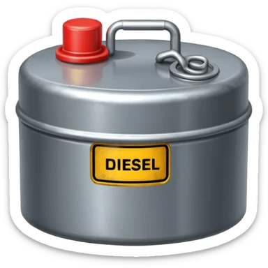 diesel canister sticker