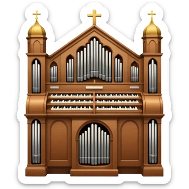 A church Organ sticker