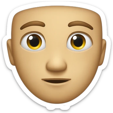 Personne qui regarde mal en jugeant avec ses yeux sticker