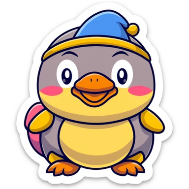 King Dedede drooling with big eyes and tongue out sticker