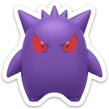 Gengar sticker
