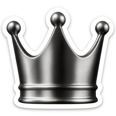 rose gold crown, metallic, soft pink, minimal background sticker