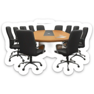 Meeting room sticker