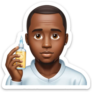 Diddy with baby oil sticker