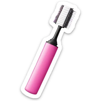 mascara wand with pink tube sticker