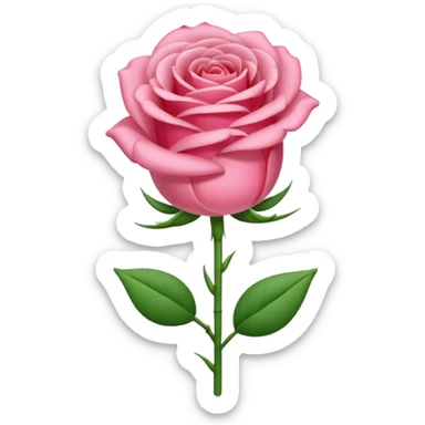 Eine Pfingstrose in rosa sticker