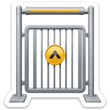 automatic barrier, gate, lifting gate, gates sticker