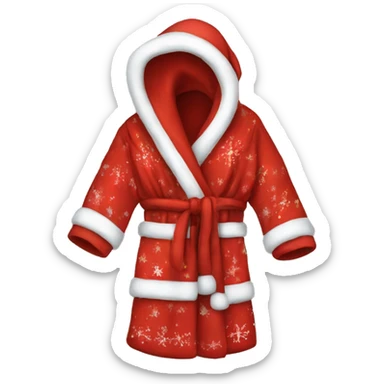 Xmas robe sticker