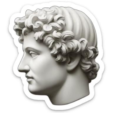 roman statues sticker