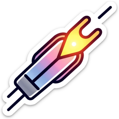 optical fiber cable with glowing light transmission sticker