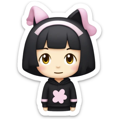 Kuromi Sanrio sticker