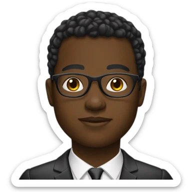 african-young-lawyer sticker